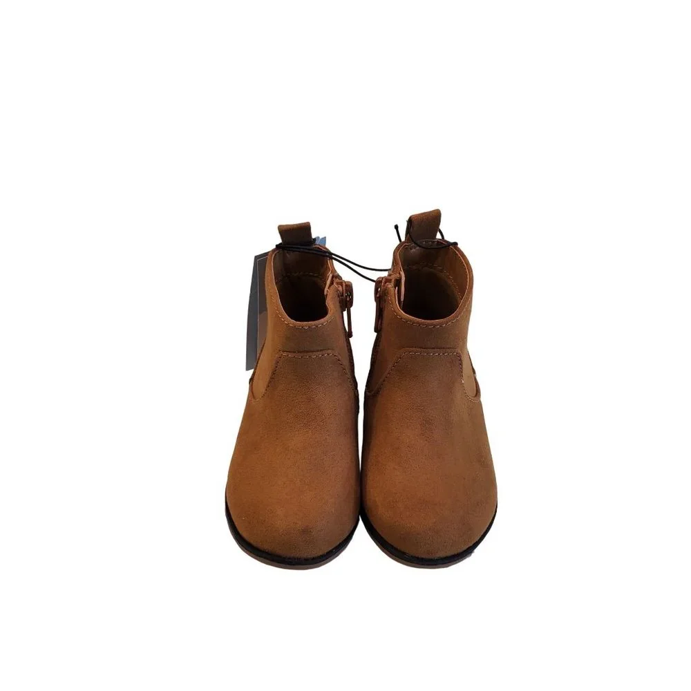 Cat & Jack Brown Boots Toddler Tan Boots Ankle Boots Slip on Boots